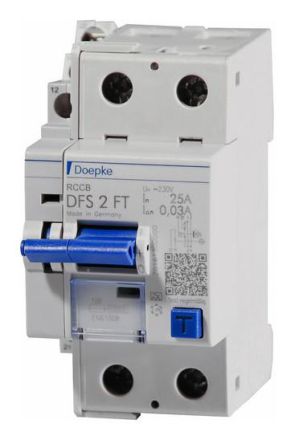 Doepke DFS2 016 2 0.1 A FT residual current circuit breaker, all-current sensitive, 09115621