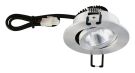 EVN PC20031427 3W 2700K 280lm R sb alu pol LED recessed ceiling spotlight