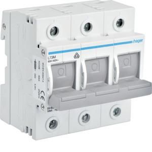 Hager SLT/D02/3 switch-fuse unit 3-pole 63A