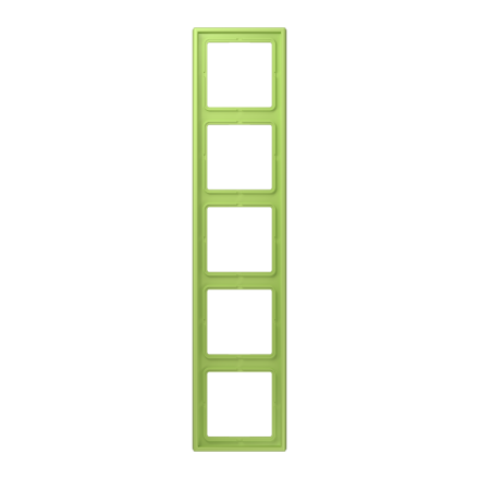 Jung LC985221 frame, 5-way, LE CORBUSIER, clear green ( LC32052 )