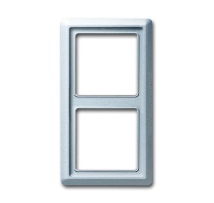 Busch-Jaeger 2102-33 cover frame, 2-way frame aluminum silver
