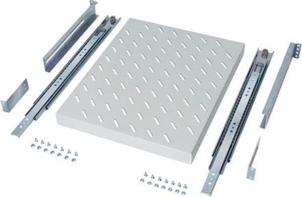Schäfer IT-Systems 6796000 19 inch extension 500 R7035 packed heavy-duty shelf