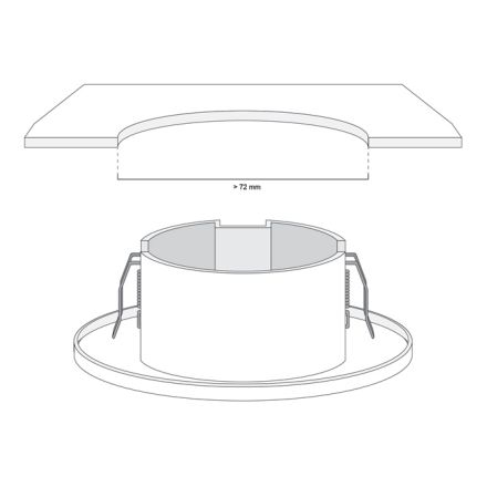 LUNATONE 86458621-B-ZD DALI combination sensor DE | Standard | black | 12 m