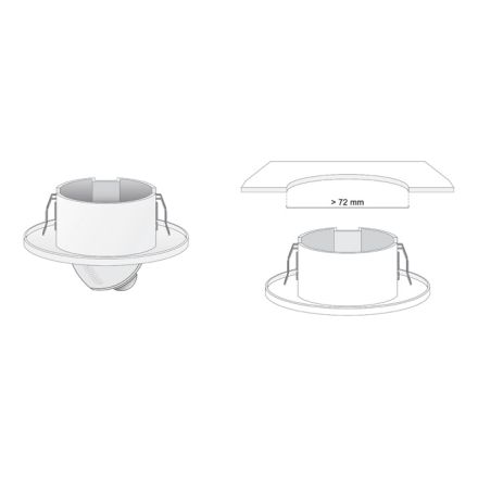 LUNATONE 86458621-B-ZD DALI combination sensor DE | Standard | black | 12 m