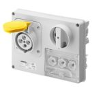 Gewiss GW66136 horizontal without housing 32A/5 pin 110V IP44 socket