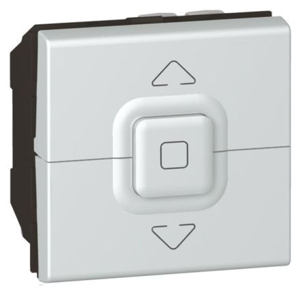 Legrand 079226 blind switch MOSAIC 2mod alu, (aluminium)