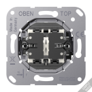 Jung K509EU toggle switch, 10 AX 250 V ~, double changeover, without claws