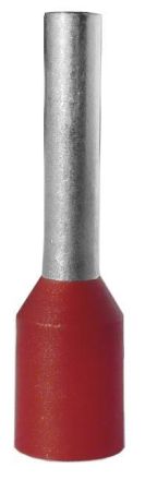 RED 2250-30-0004 Wire end ferrules 1.00qmm 8mm red