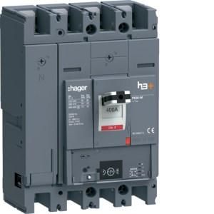 Hager HMW401NR h3+ P630 Energy 4P4D400A 50kA circuit breaker
