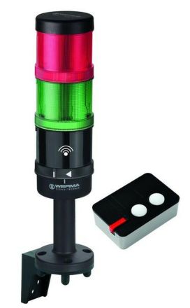 Werma 649.000.12 AndonWirelessSET Basic 2-button 868MHz signal tower