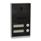 Ritto RGE2015220 Listo Twinbus IP 2 buttons sb anthracite AP video door station