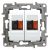 Legrand 664781 loudspeaker outlet Niloe 2-way ultra-white white, (white)