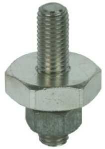 Dehn & Söhne 705500 connecting piece AS SCREW M12 55 M12x55mm and nut