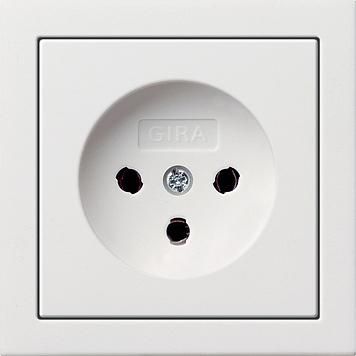 Gira 0479112 socket HNA surface switch pure white
