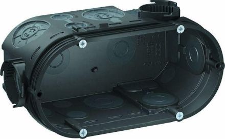 OBO Bettermann 2003723 UG 66-DV-L double version tsw RAL9005 device/junction box