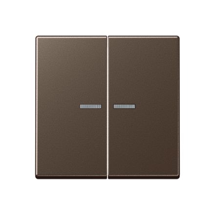 JUNG BTA17102MO push button sensor JUNG HOME series A | 2-fold | mocha
