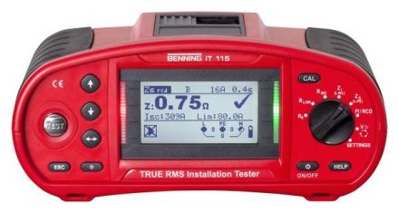 Benning 044104 IT115 DIN VDE0100 installation tester