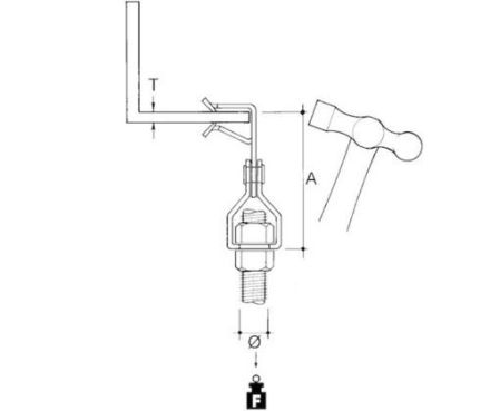 Niedax AH153-YM127 EKLIPS rod fastening