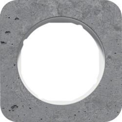 Berker 10112379 frame grey/polar white glossy, concrete Berker R.1