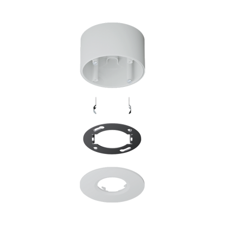 JUNG PMM-AP-SET-AL mounting set KNX presence detector mini | surface-mounted | aluminum