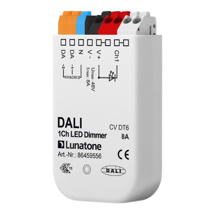 LUNATONE 86459556 DALI LED dimming actuator CV DT6 UP | 1-fold, 8 A