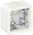 Legrand 069689 housing 1-way FR AP white CH , (white)