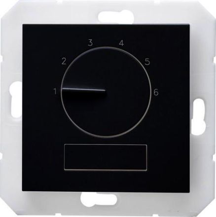 Kopp 296550005 HK07 'Basic' black matt room thermostat