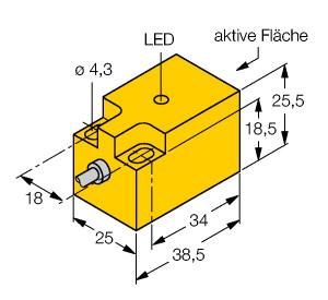 Turck 4652330 NI10-Q25-AN6X Inductive Sensor