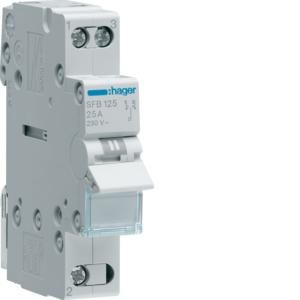 Hager SFB125 group switch 1-pole 25A center off