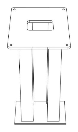 Siedle 200048014-01 ZE/STL 308 x 308 ground piece