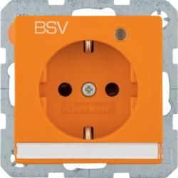Berker 41106024 socket SCHUKO BSV BSF bel Qx or velvet