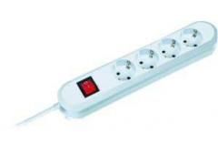 Bachmann 381.130K table socket 4-way with switch