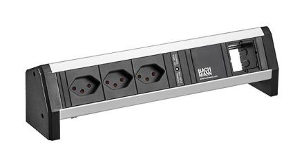 Bachmann 902.0220 power strip 3f aluminum 1.0m 90° IP20