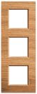 Bticino LNA4802M3LNC Light frame WALNUT 3x2-mod , (wood)