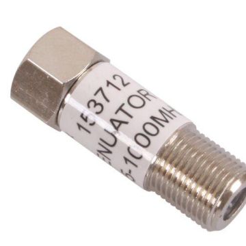 Triax 153712 F-att. 10dB with F-connectors 5-2400MHz fixed attenuators