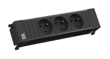 Bachmann 916.059 power strip 3f black 0.1m 35° IP20