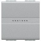 Bticino NT4054M2 cross switch SL 2m TECH, (aluminium)