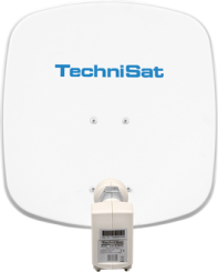 TechniSat DigiDish 45 white + Universal Twin LNB