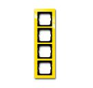 Busch-Jaeger 1725-285 cover frame, 5-way frame yellow