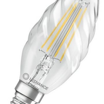 LEDVANCE Osram 4099854069352 LED CLBW40 4W 827 FILCL E14 P LED lamp LB23