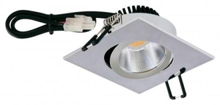 EVN PC24091102 P Q. black chr 3000K 8.4W 1010lm LED recessed ceiling spotlight