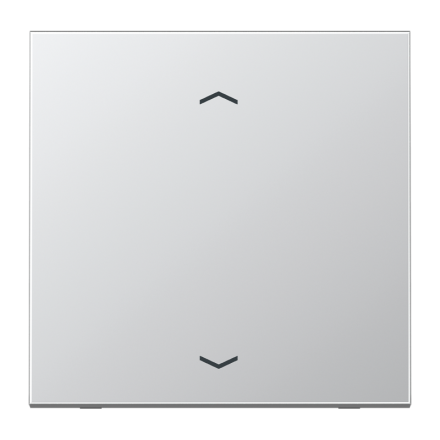 Jung AL1700P LB management button 1-way, with arrow symbols, aluminium AlMg1 natural tone, matt stained, LS series, aluminium