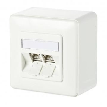 METZ CONNECT 2 Port 180° AP RAL9010 C6A Module, 130B11D20002-E