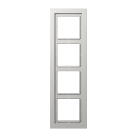 Jung LSD984LG frame 4-way, vertical and horizontal mounting, Duroplast, LS-DESIGN, light grey