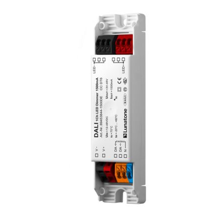 LUNATONE 89453844-1500DE DALI LED dimming actuator CC DT6 DE | 1-fold, 1500 mA