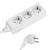 Vivanco E3 W15 - 3-way power strip, white