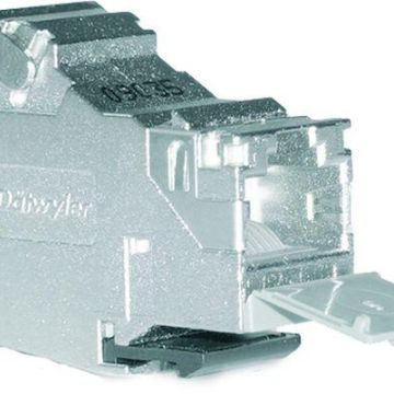 Dätwyler 440005 RJ45mS-K Plus 1/8 Cat.6a Unilan socket module