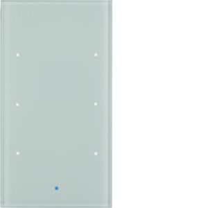 BERKER 75143830 KNX touch sensor glass | 3-fold, comfort | glass polar white