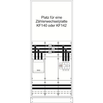 ABB Striebel & John 2CPX032976R9999 KS4210Z complete BH8/FB3 Muw-standing cabinet