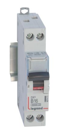Legrand 407475 Dx3 Ls B16a 1p+n 6ka 1m
